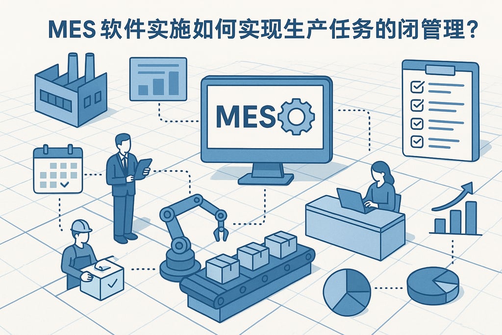 MES 软件实施如何实现生产任务的闭环管理？